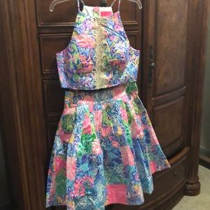 Crop top and skirt set Lilly Pulitzer